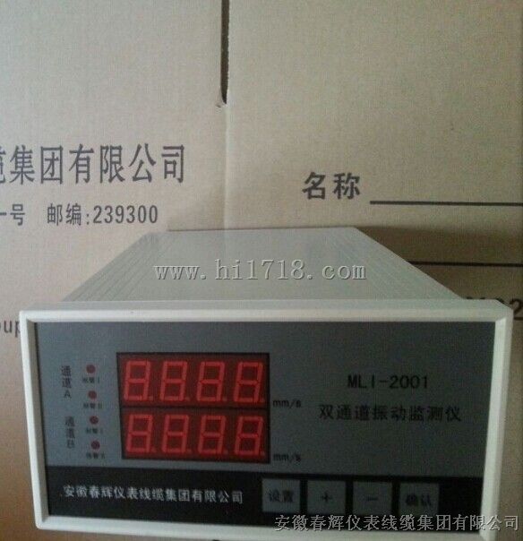 双通道振动监控仪表MLI-2001，ML1-2001