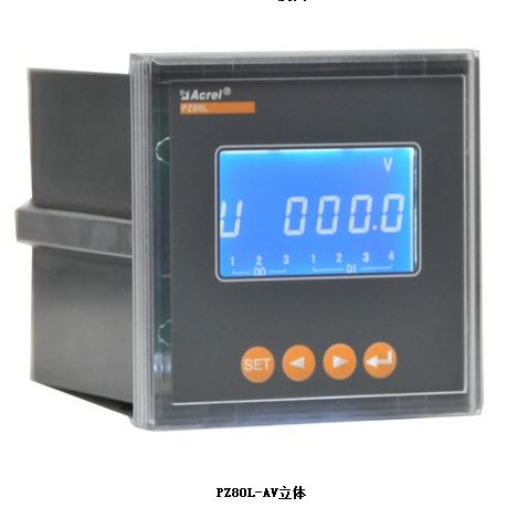 供应安科瑞PZ96L-AV液晶显示电压表