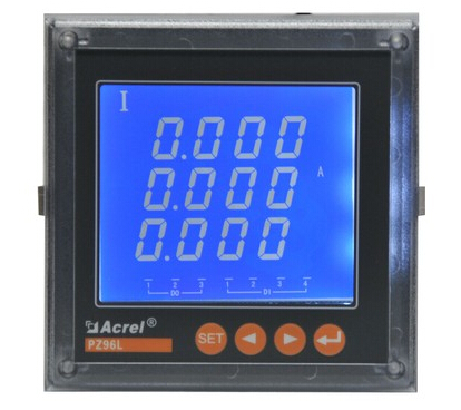 厂家直销安科瑞PZ96L-AI3液晶显示电流表
