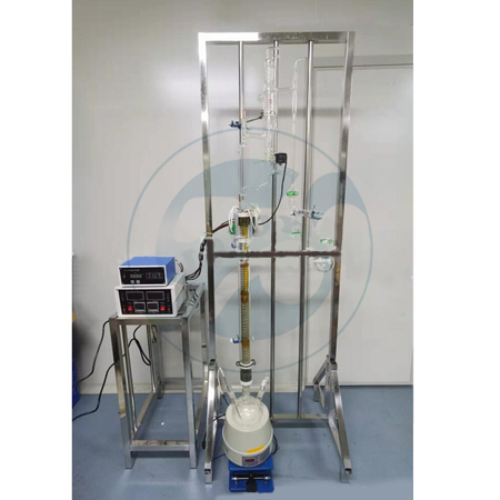 JLk139精馏装置_5225精馏头具电磁漏斗