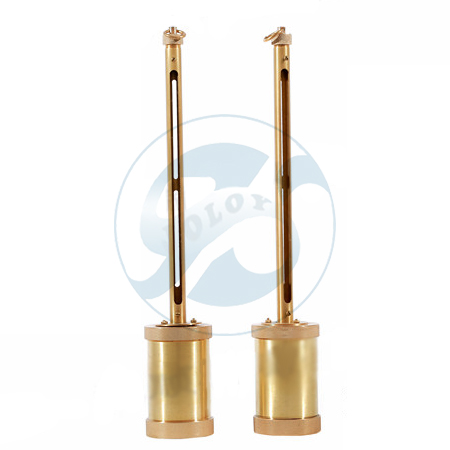 JKII-200充溢盒温度计/充溢式测温盒/黄铜保温盒