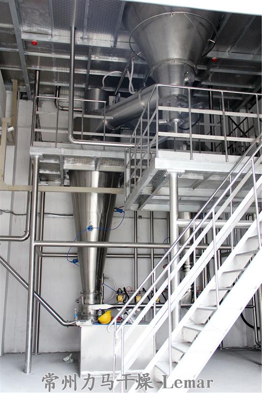 750kg/h濃縮奶壓力噴霧干燥機、振動流化床干燥機