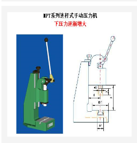 手动压力机  型号:WTJ69-MPT-3  库号：M349003