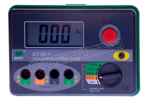 数字兆欧表电子摇表型号:TB130-DY30-1  库号：M313068