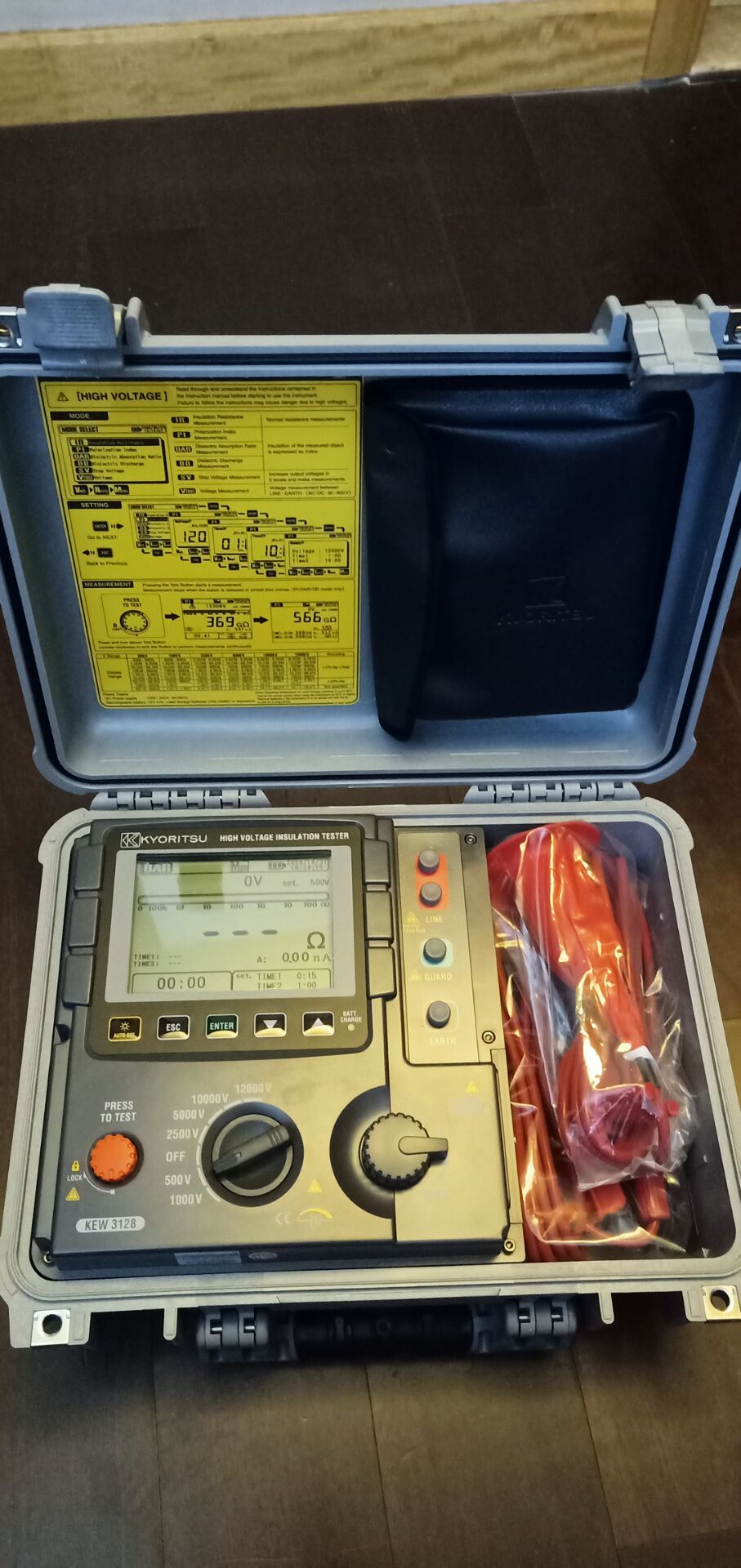高压绝缘电阻测试仪 型号:KL14-Kyoritsu/KEW-3128库号：M137473