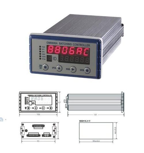 称重显示器 型号:QV54-GM8806A-C库号：M387044