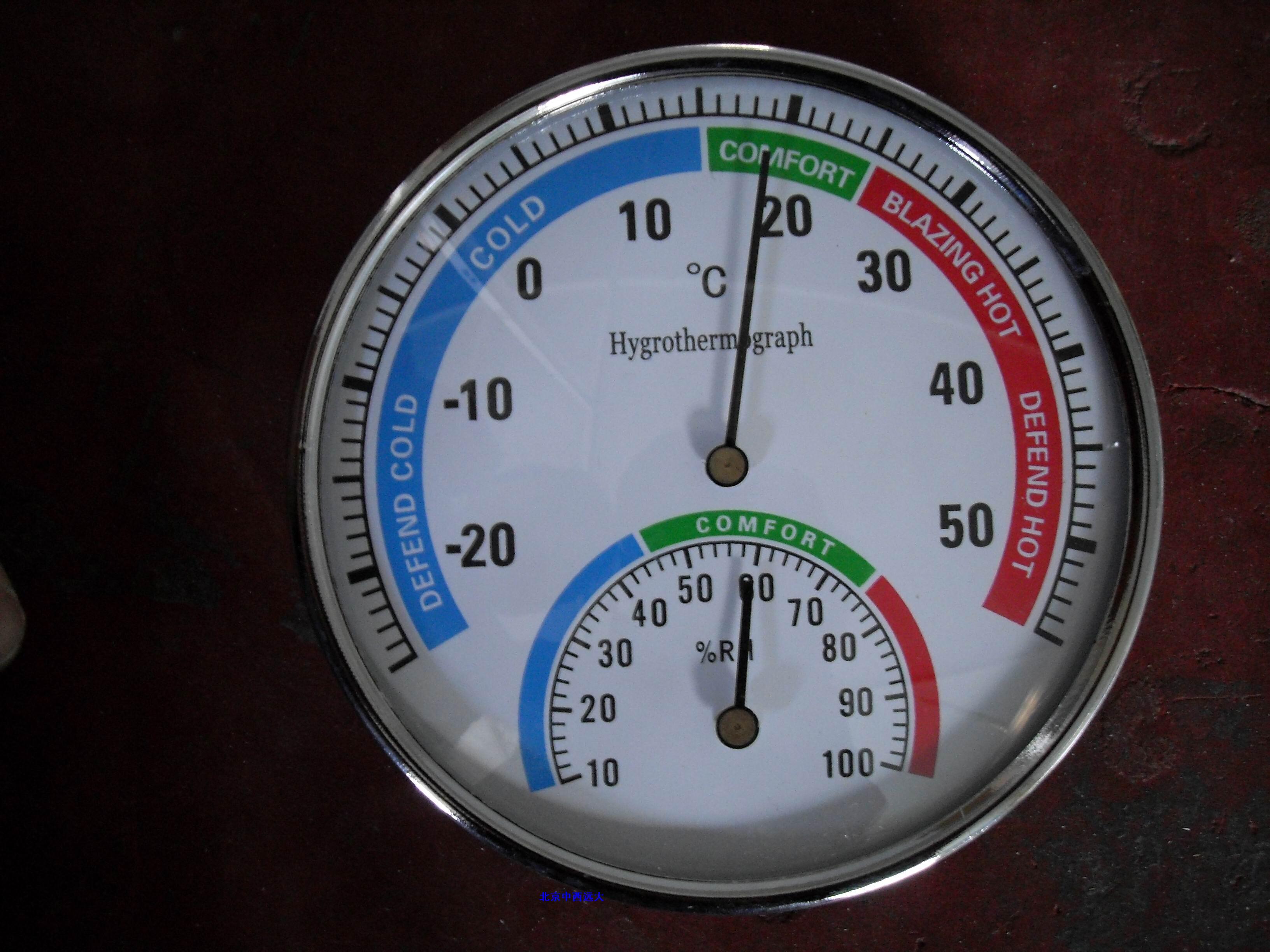 指针式温湿度计 型号:KL55-KL5库号：M17492