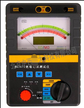 绝缘电阻测试仪 型号:WHB5-BL2672库号：M387755