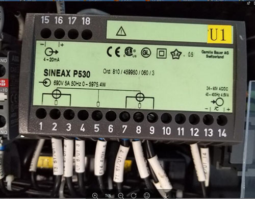 电量变送器 型号:SINEAX P530库号：M405066