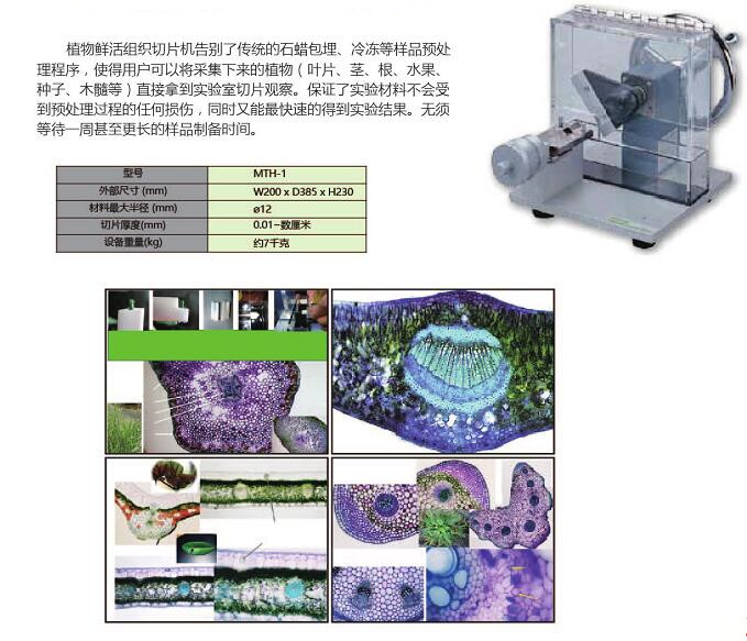 植物自动切片机 型号:DL30-MTH-1库号：M392311