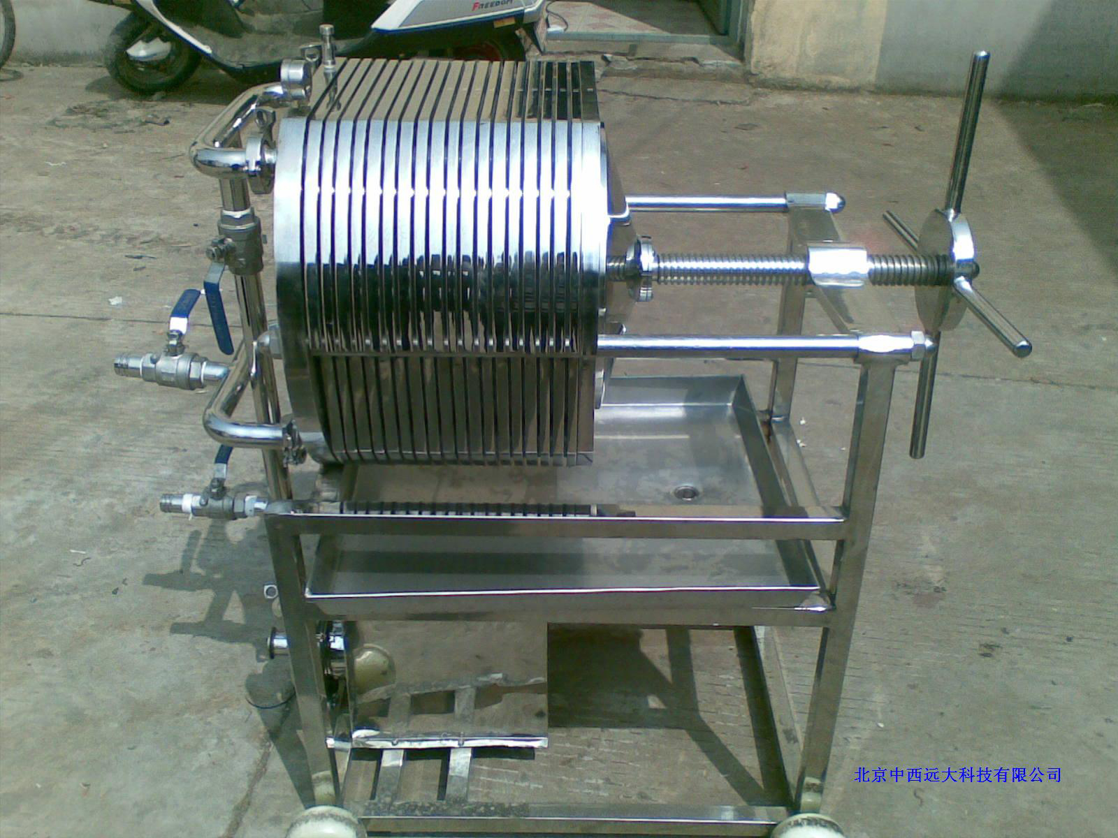 微型板框式压滤机  型号:HL377-ZH100-10库号：M17806