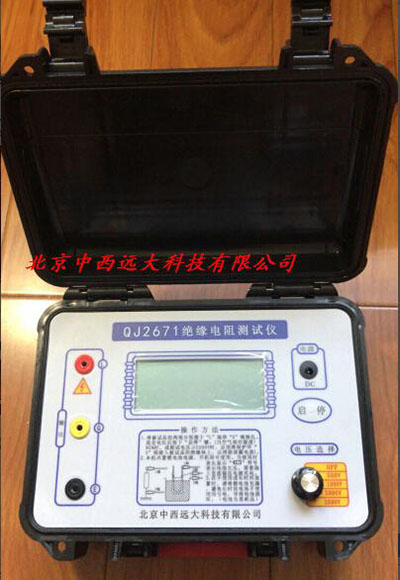 绝缘电阻测试仪 型号:ZX06-QJ2671库号：M343210