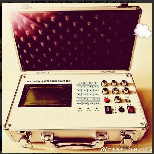 电杆荷载挠度自动检测仪 型号:BT03-MP10-B库号：M408212