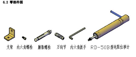 电阻式位移计 型号:GM1-RD-50B库号：M358954