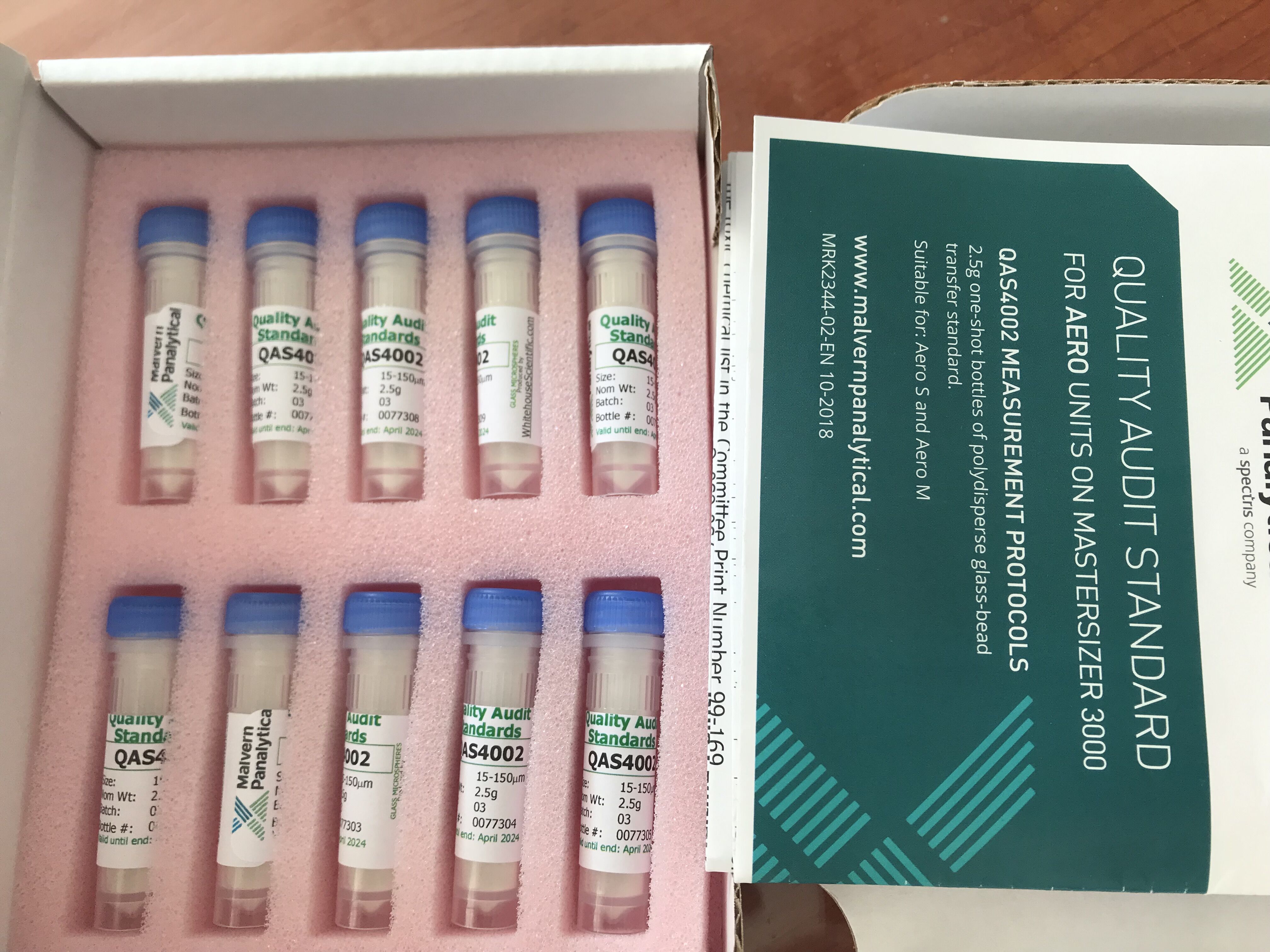 马尔文激光粒度仪标样15-150微米玻璃珠 型号:GG988-MALVERN-CRM3500库号：M30445