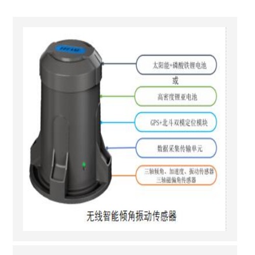 无线智能倾角振动传感器 中西器材 KM1-HC-ZD50库号：M368141