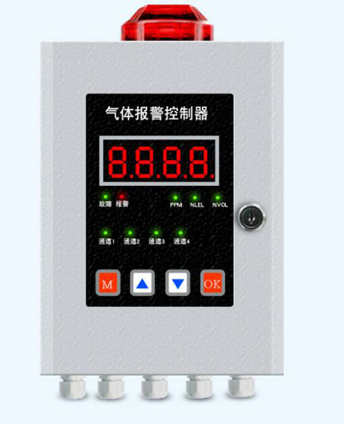 四通道可燃气体报警器 型号:QA50-PLT200-4