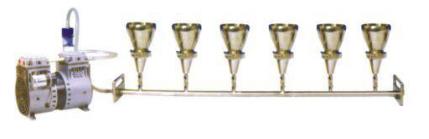 多联不锈钢溶液过滤器 型号:TH110/GLC-6