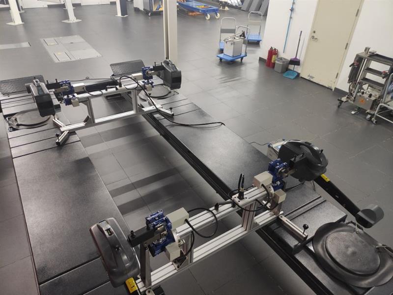 四轮定位仪全自动检定装置 型号:M392301