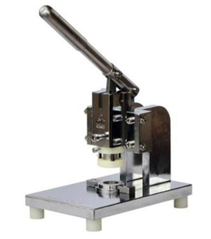 小型手动纽扣电池切片机 型号:KJ07-T07