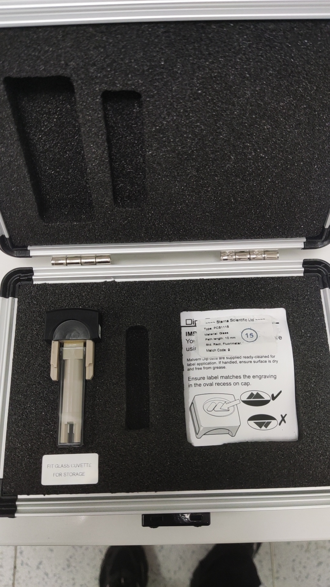 Malvern/马尔文Dip 样品池 型号:GG988-ZEN1002库号：M101014