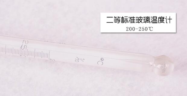 二等标准水银温度计 型号:HW544-200-250