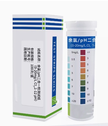 简测®余氯/pH二合一检测试纸 型号:HK444-0-20mg库号：M62990