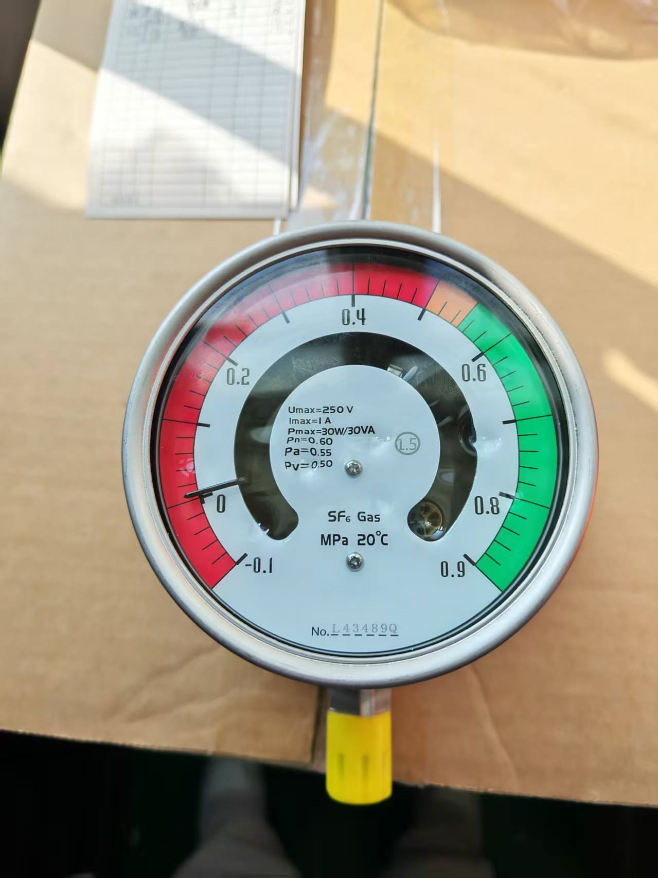 SF6密度控制器 充油 型号:KU999-MKZ-IU库号：M38516