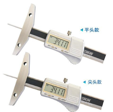 细杆数显深度尺（中西器材） 型号:ZX-300-4MM库号：M408566