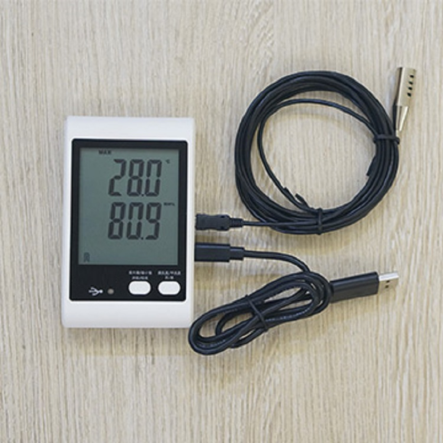 冷链用温湿度计 型号:TH-20E库号：M8040