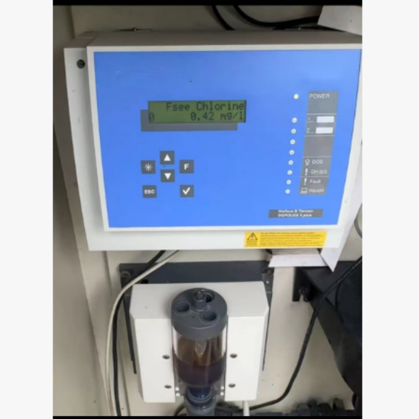 余氯分析仪（美国） 只测余氯 型号:NI833-DepoloX3 plus库号：M179657