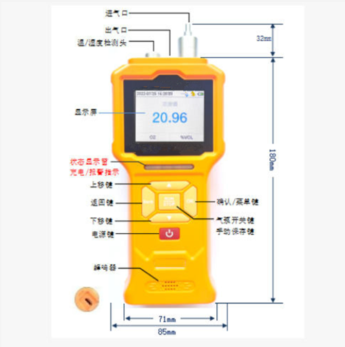 泵吸式氨气检测仪 型号:ZXGT903-NH3-CL库号：M411642