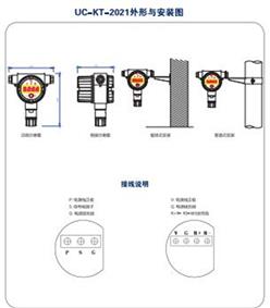 有毒气体探测器 H2S 型号:BCW24-UC-KT-2021-H2S库号：M335809