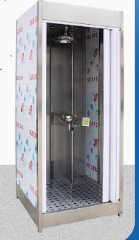 304不锈钢复合式洗眼器 型号:YBK93-M48387