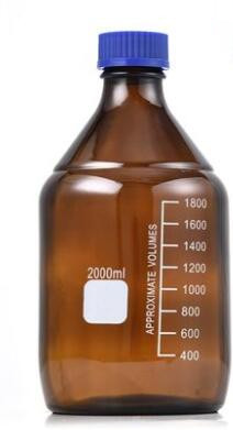 棕色小口玻璃瓶 2L 型号2000ML库号M36198 