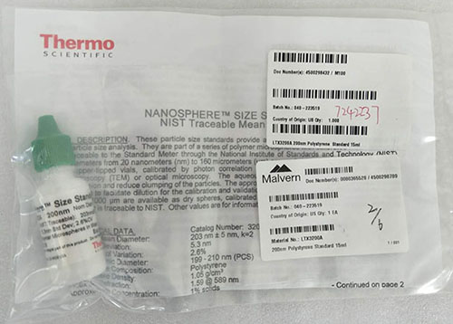 马尔文NanoZS仪器标样LTX3060A库94331   