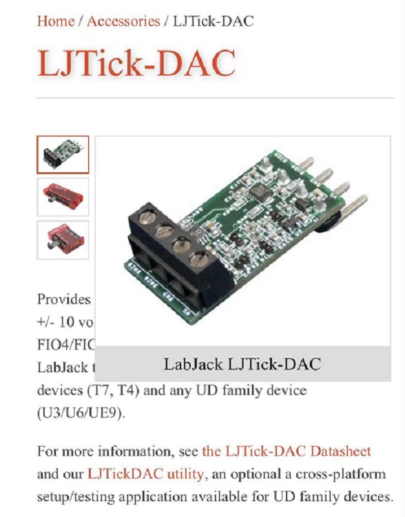 以太网数据采集卡LJTick-DAC库号M349450 