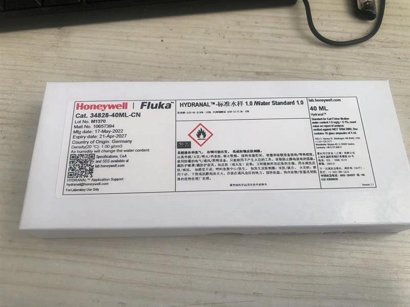 霍尼韦尔水标准样品Fluka34828库号M343561 