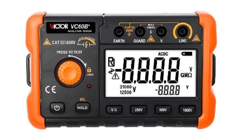 胜利-数字兆欧表型号VC60B+库号D368102 