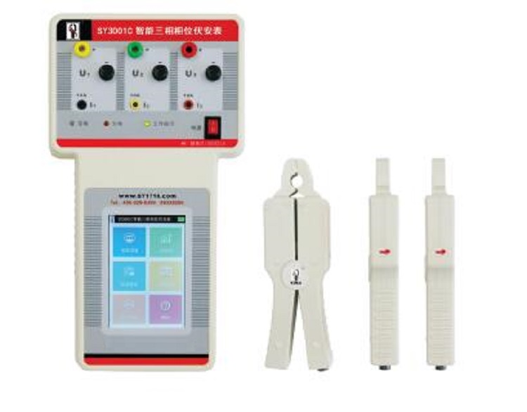 智能三相相位伏安表SY3001库号D397621 