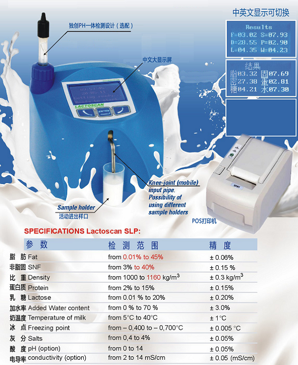牛奶分析仪Lactoscan-SLP库号D325191   