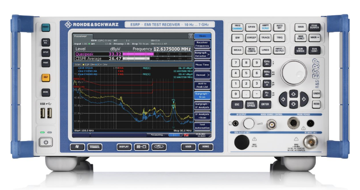 R&S®ESRP EMI 测试接收机